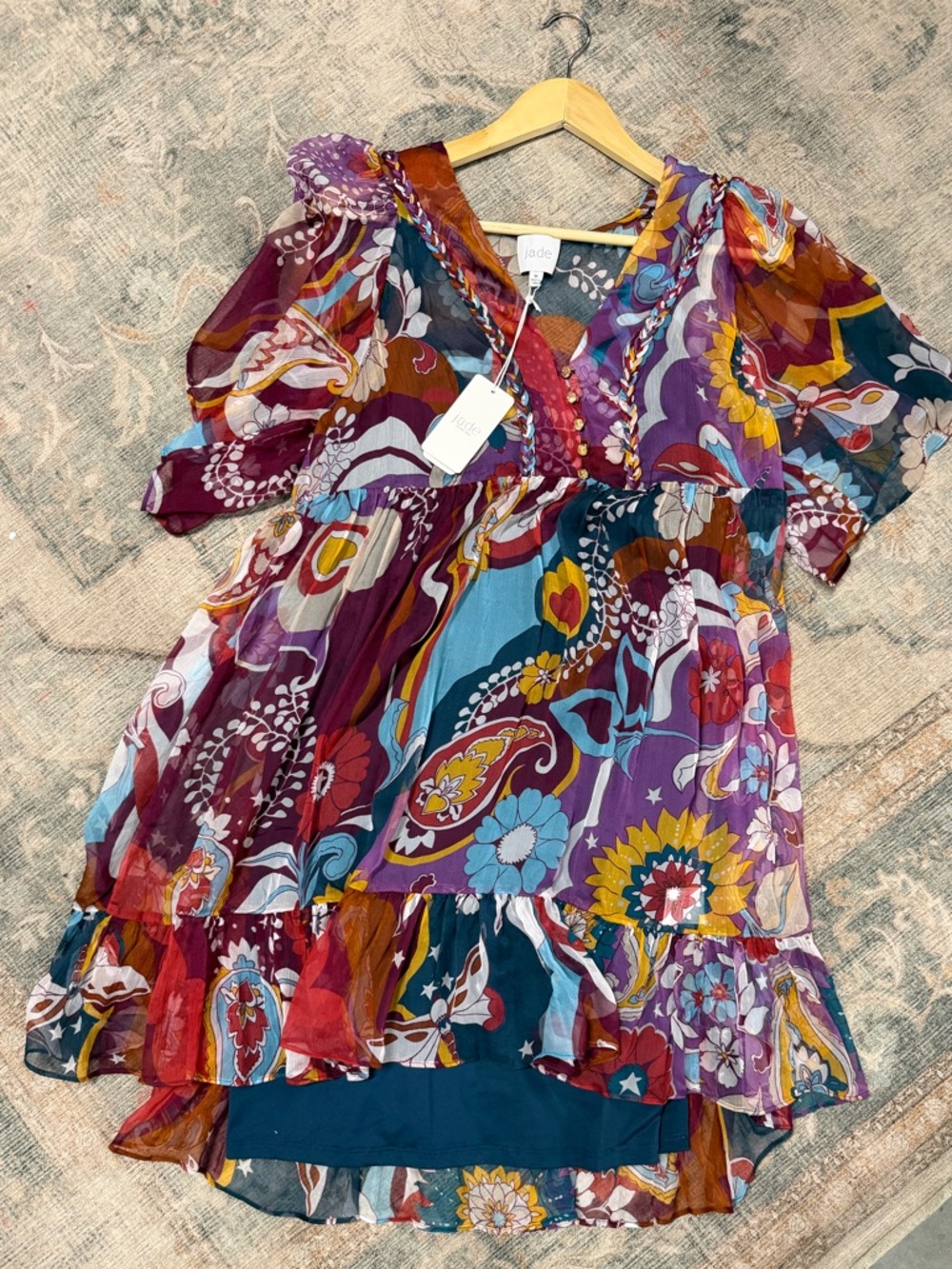 JOHNNY WAS JADE Margarita
Mini Dress - Tavie, Size medium